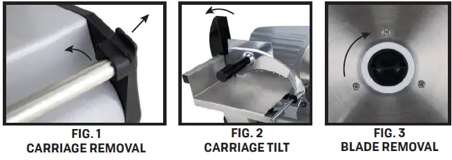 NESCO FS-300 Professional 8.7 Inch Food Slicer-3