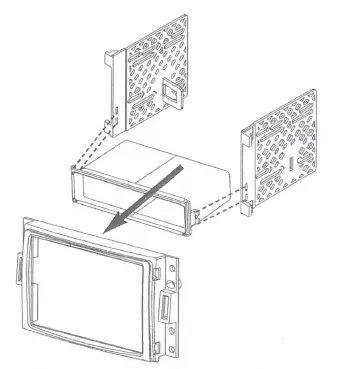 AI-003GMK381Radio-Replacement-1990-2012-Gm-Dash-Kit-FIG-1