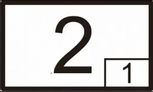 Number 2-1