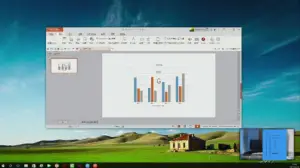 presenter shows in same me
