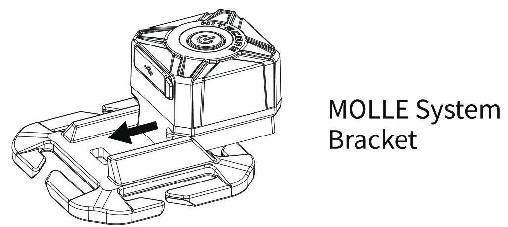 NITECORE NU06MI IR  Multi Colored Mini Signal Light - molle