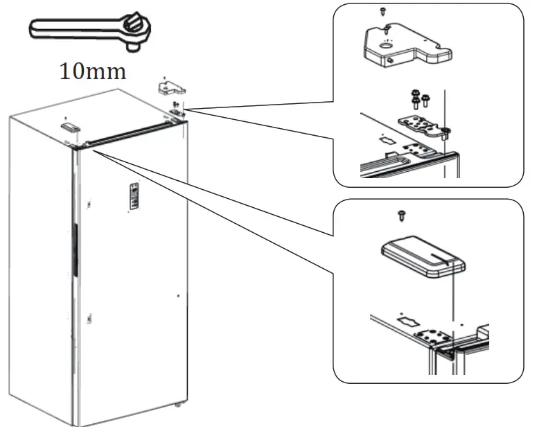 Criterion Upright Freezer Refrigerator -rectangular cover
