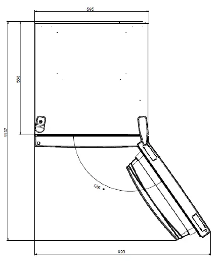 CANDY CCE 3T620 Freezer ES Refrigerator 2