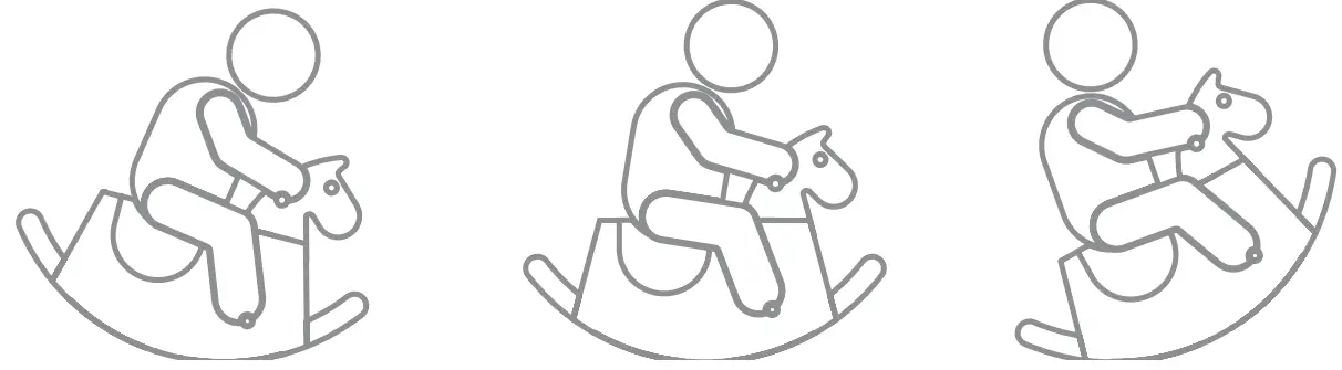 beeloom sitter Wooden Rocking Horse - parts 2