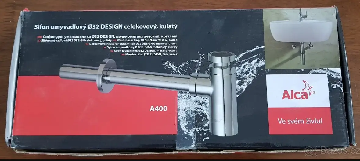 Alcaplast A400 Wash-basin Trap Instruction Manual