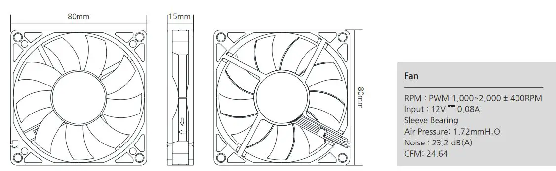 ZALMAN M2 Mini-ITX Computer Case - Gray User Manual - Fans Included