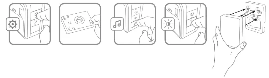 Honeywell Home RPWL4045A2000 Wireless Doorbell Adapter - Pairing the Adapter and the Doorbell
