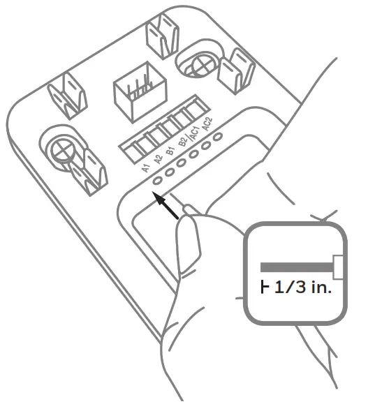Honeywell Home RPWL4045A2000 Wireless Doorbell Adapter - Wiring