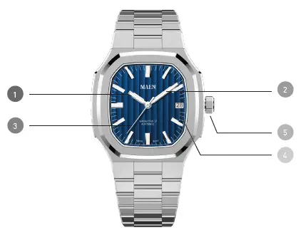 MAEN Manhattan 37 Automatic Watch-1