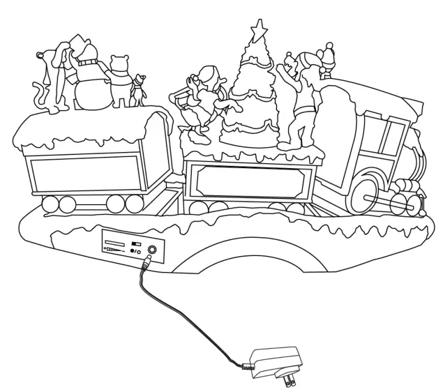 Costco 1601406 Animated Holiday Train