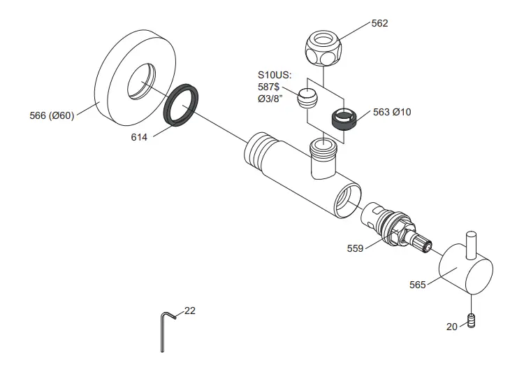 VOLA-S1009-Water-Supply-Valve-Deck-Mounted-Basin-Sets-and-Toilets-in-Dark-Grey-fig-13