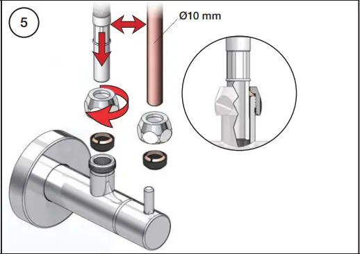 VOLA-S1009-Water-Supply-Valve-Deck-Mounted-Basin-Sets-and-Toilets-in-Dark-Grey-fig-4