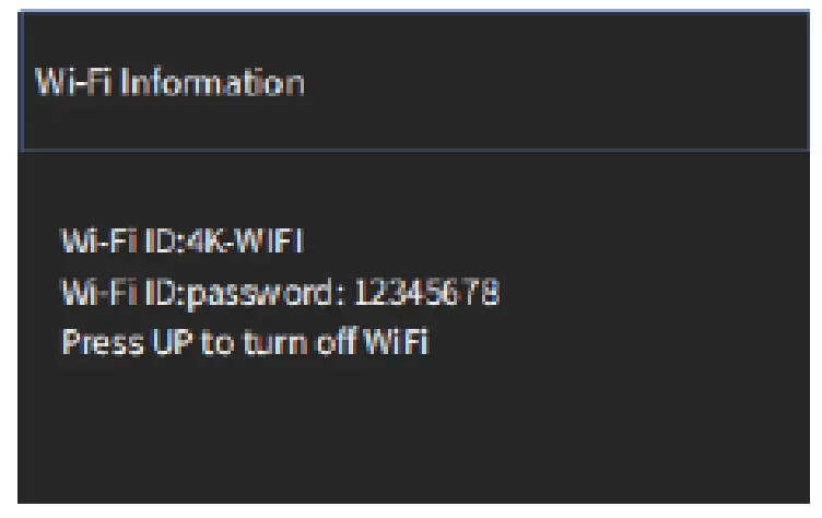DVR 4K Digital Camcorder Connect to the iDV-PRO app