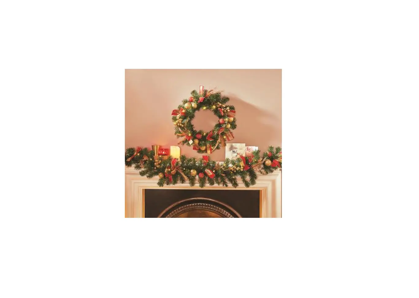 Coopers H929 Wreath With 10 Tips Led Light Instruction Manual