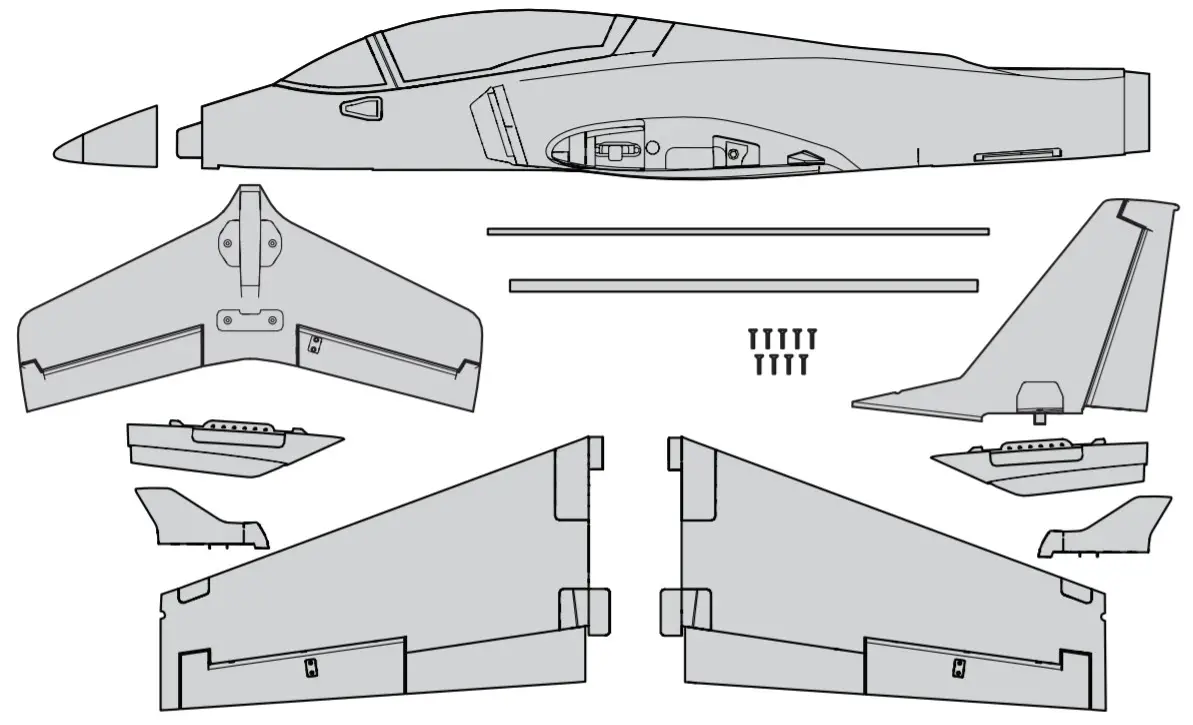 E-flite EFL17750 Viper 90mm EDF - Box