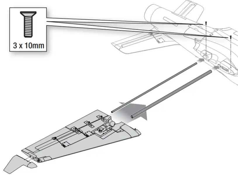 E-flite EFL17750 Viper 90mm EDF - E-flite EFL17750 Viper 90mm EDF - Assembly2