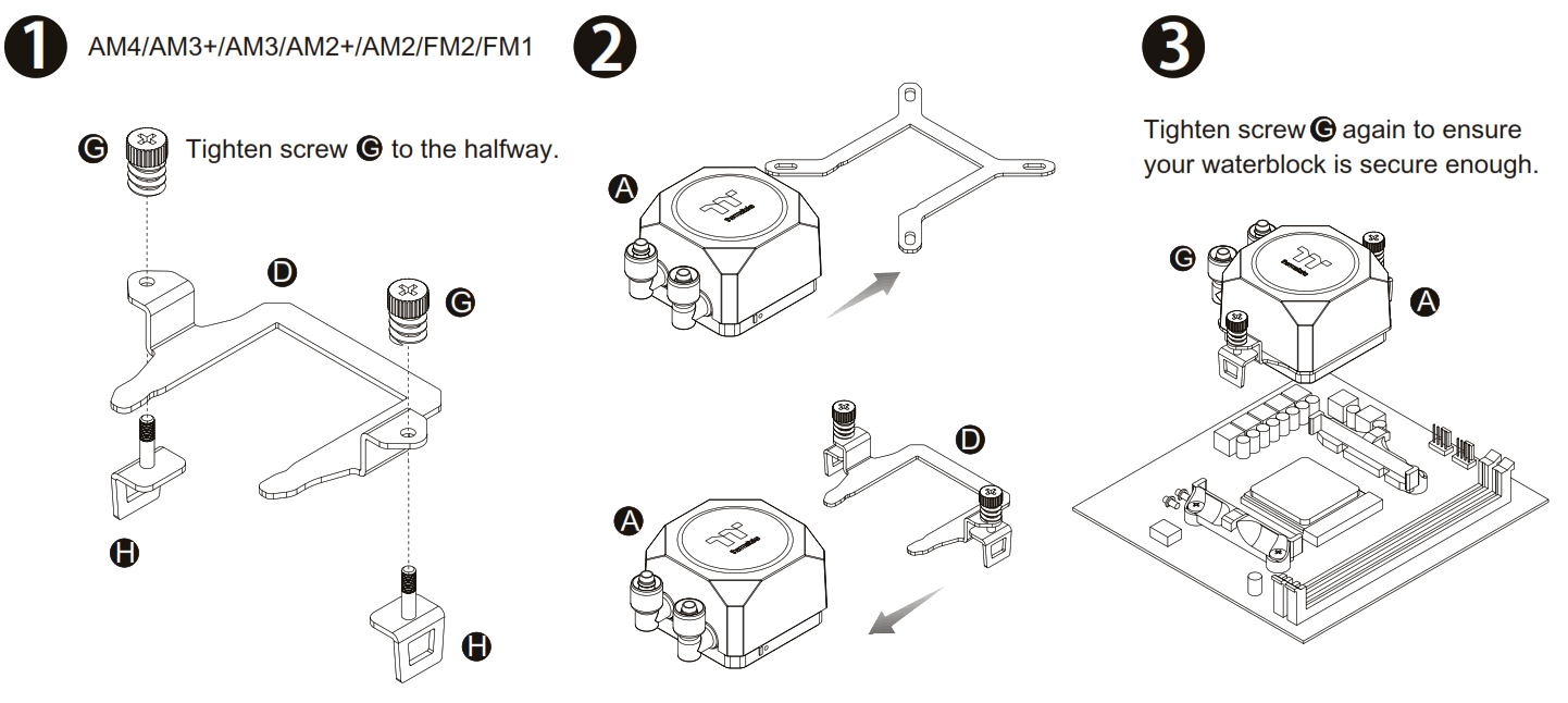 thermaltake TH360 ARGB Sync Snow Edition AIO Liquid Cooler - fig 1