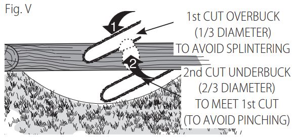 DEWALT DCCS670 60V Cordless Chainsaw Instruction Manual - Figure V