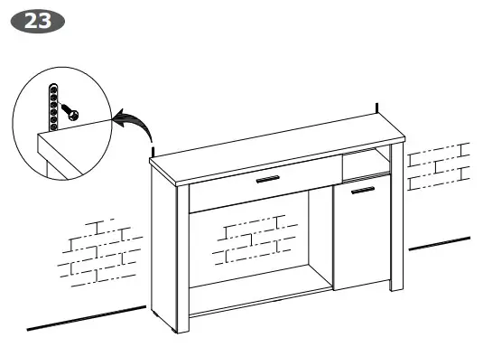 COSTWAY JV10177 48 in. White 31.5 in. Rectangle Wood Console Table - fig14