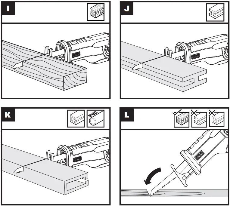 WORX WX516 X Cordless Reciprocating Saw - FIG 3