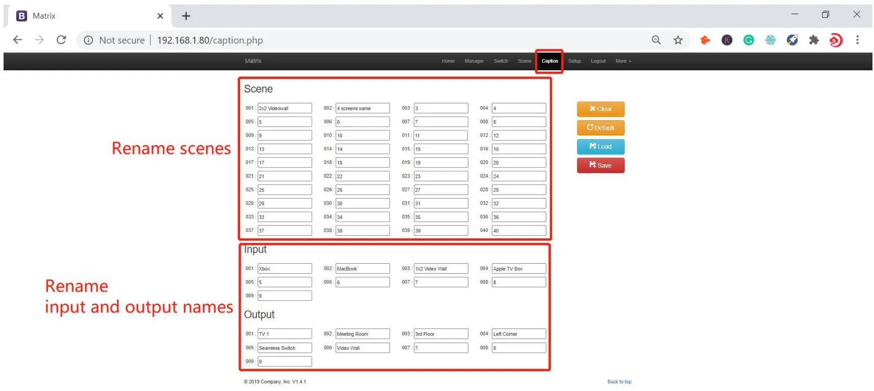 Equipment Operation and Instruction