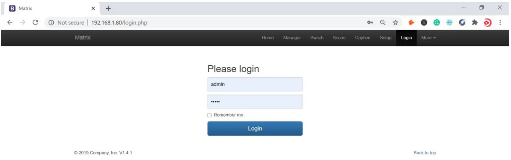 Equipment Operation and Instruction