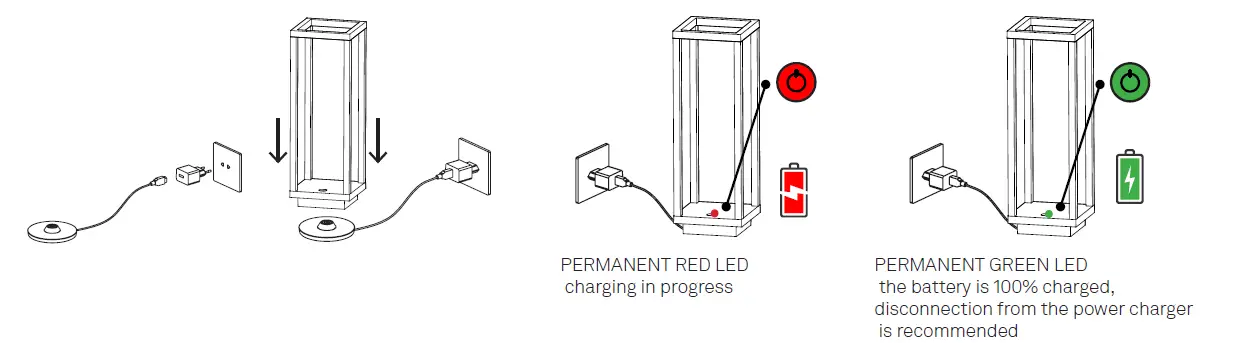 home Zafferano Rechargeable Table Lamp 4