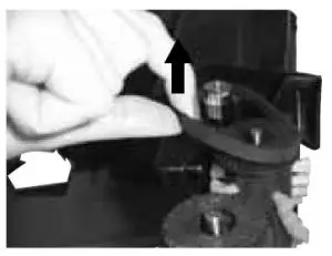 FIG 39 Drive belt removal & replacement