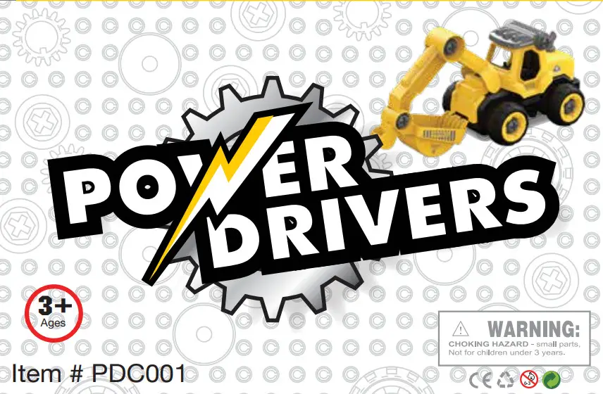 Flybar PDC001 Power Gearz DIY Build and Drive Remote Control Take Apart Car - Figure 1