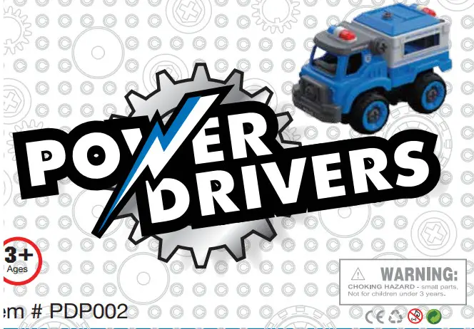 Flybar PDC001 Power Gearz DIY Build and Drive Remote Control Take Apart Car - Figure 25