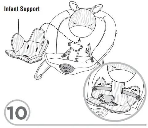 Fisher-Price CHM79 Deluxe Bouncer -Infant Support