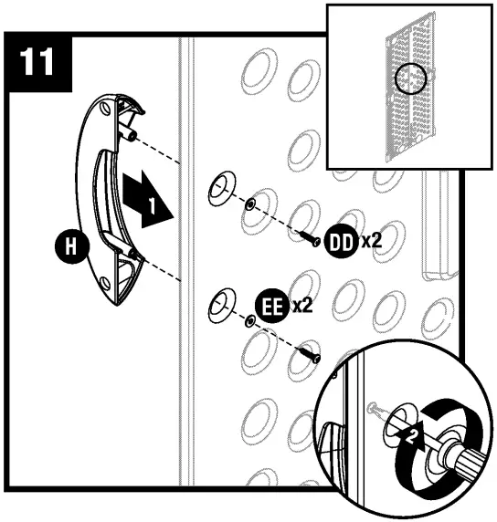 Suncast BMS1250 Vertical Storage Shed - fig 15