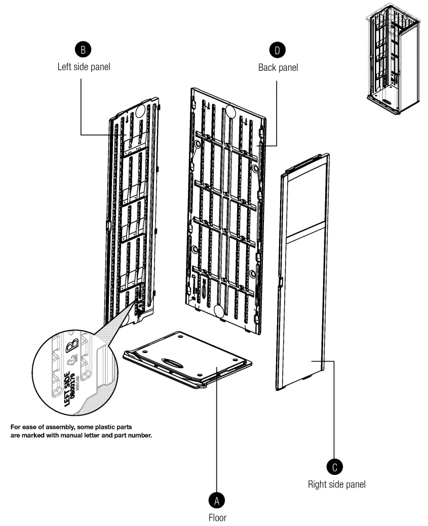 Suncast BMS1250 Vertical Storage Shed - fig 2