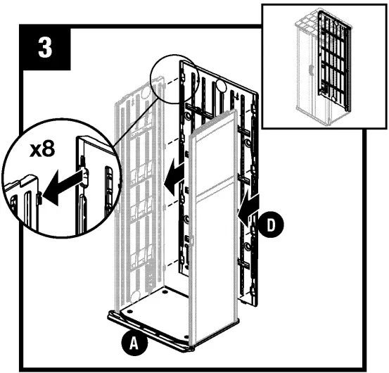 Suncast BMS1250 Vertical Storage Shed - fig 7