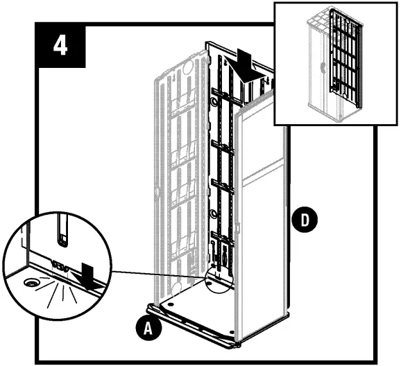 Suncast BMS1250 Vertical Storage Shed - fig 8