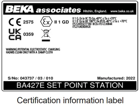 BEKA BA427E Set Point Station-fig2