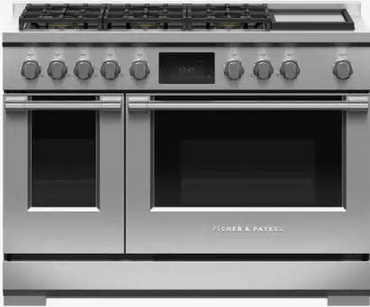 FISHER PAYKEL RDV3-486GD-N Dual Fuel Range-FIG1