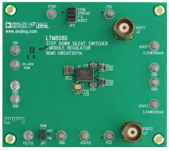 ANALOG-DEVICES-LTM8080EY-Dual-500mA-or-Single-1A-Ultralow-Noise-Ultrahigh-PSRR-Module-Regulator-PRODUCT