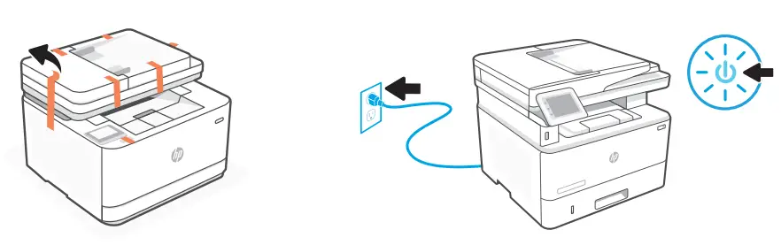 hp MFP 4101fdwe Wireless Printer - fig 1