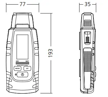 Laserliner-082.390A-MultiWet-Master-Compact-Plus-Universal-Material-Moisture-and-Humidity-Measuring-Device-FIG-1