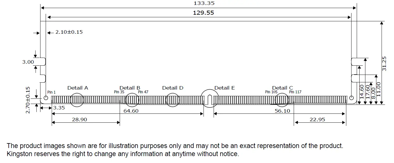 HYPERX HX430C15FB3K2 32 RAM Memory 3