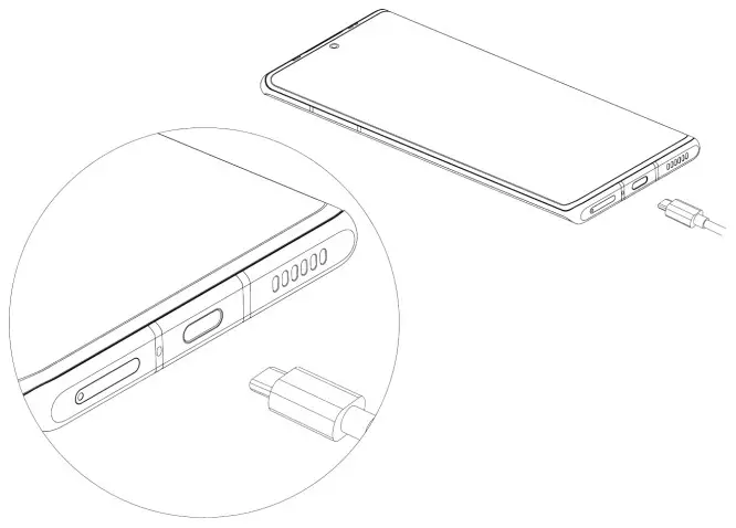 TECNO PHANTOM X2 AD8 5G Mobile Phone - Charging