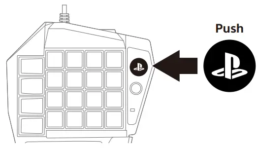 HORI TAC5 Series Tactical Assault Commander Mechanical Keypad - button