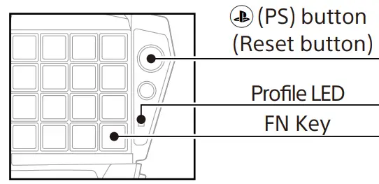 HORI TAC5 Series Tactical Assault Commander Mechanical Keypad - profile to defaul