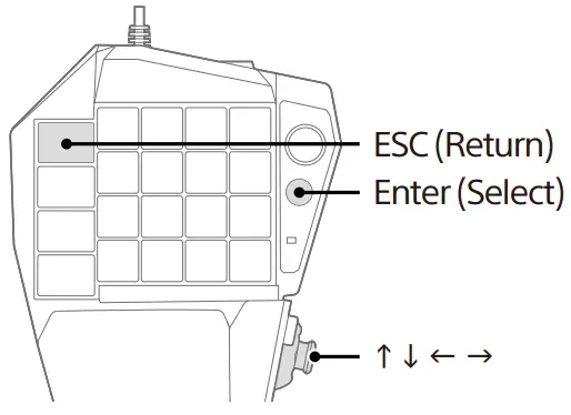 HORI TAC5 Series Tactical Assault Commander Mechanical Keypad - select software