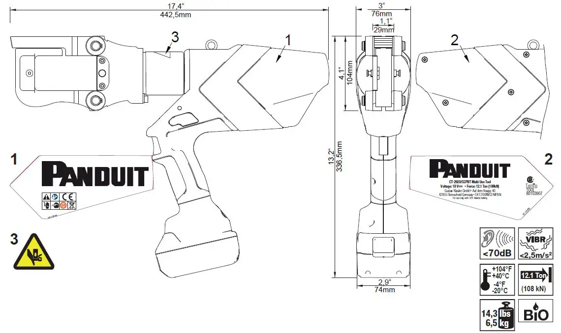 PANDUIT-CT-2920-Industrial-Pistol-Grip-Hydraulic-3