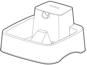 PetSafe PWW00 16790 Drinkwell Pet Fountain-