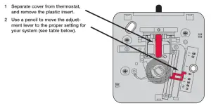 Honeywell CT30 Low voltage Thermostat-Set