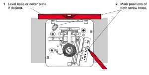 Honeywell CT30 Low voltage Thermostat-position