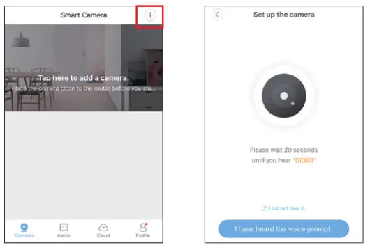 SV3C PG207 Y Series Wi Fi Camera - Adding Camera